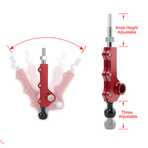 Poyracing Car Gear <b>Shift</b> Lever Adjustable Aluminum Alloy <b>Knob</b> For Subaru Wrx Sti 2008-2013 - Product Image 2