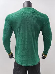 Camiseta de Fútbol Verde de Manga Larga de la Copa Oro de México 100% Auténtica en Existencia Directo de Fábrica Calidad Tailandesa - Product Image 2