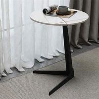Meubles de maison, pieds de table en métal, table basse moderne personnalisée avec plateau en marbre, petites tables basses d'appoint