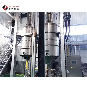 Automatic Industrial Fruit Apple Orange Juice Coconut Water Falling Film Evaporation Plate Concentrator Evaporator Price