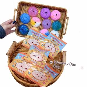 Jouet Squishy en forme de Dumpling, Jouets Souples à Presser Anti-Stress, Squishy Pâton de Vapeur Pailleté, Jouets Squishy Dumpling en Boîte Mystère - Product Image 5