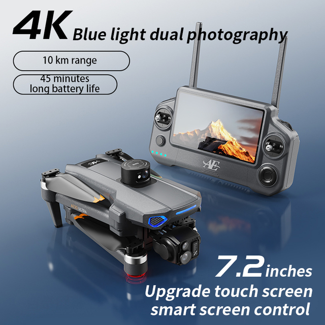 AE30 4K Professional GPS Drone with 3 Axis Gimbal Obstacle Avoidance Long Range Foldable RC Quadcopter for Aerial Photography