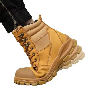 Yüksek top anti-şut ve anti-delinme yan fermuar koruyucu botlar - Product Image 4