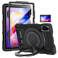 Coque robuste en silicone antichoc pour tablette Redmi Pad 2 11" 2025 avec support et sangle, fabrication chinoise, moule privé, vente en gros OEM