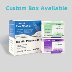 Aiguilles d'injection vétérinaire stériles jetables 32G 4mm 31G 5mm 6mm 8mm pour stylo à insuline, 100 pièces pour injection animale - Product Image 6