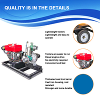 Pompe à eau diesel pour irrigation agricole haute pression 4 pouces 6 pouces 8 pouces avec moteur diesel