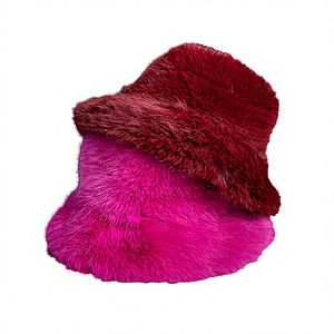 Sombrero de Piel Sintética al por Mayor en Existencia, Sombreros de Invierno Unisex, Sombreros de Piel Gruesos, Sombreros de Cubo Casuales para Esquí, Ciclismo al Aire Libre, Cuatro Estaciones - Product Image 4