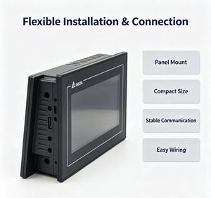 หน้าจอสัมผัส HMI รุ่น DOP-107BV ขนาด 7 นิ้ว ของแท้ DOP107BV อินเทอร์เฟซระหว่างมนุษย์กับเครื่องจักร ได้รับการรับรองมาตรฐาน CE มีสินค้าในสต็อก - Product Image 4