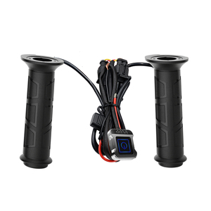 Poignées chauffantes 12V pour ATV, poignées de guidon chauffantes électriques réglables sur 3 niveaux, étanches IP67 pour véhicules tout-terrain ATV <span class=keywords><strong>Quad</strong></span> - Product Image 1