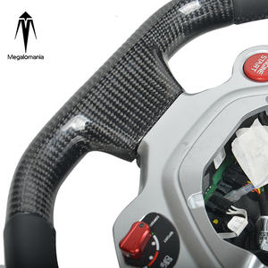 Volante de Carreras Personalizado de Fibra de Carbono y Alcántara para <span class=keywords><strong>Ferrari</strong></span> 458 488 599 California <span class=keywords><strong>F430</strong></span> F12 GTC4LUSSO Convertible - Product Image 4