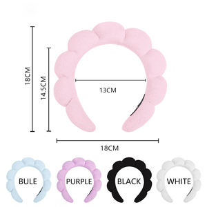 Bandeau rembourré en velours et éponge avec nœud torsadé pour femme, accessoires pour cheveux, bandeau pour cheveux, cerceau pour cheveux - Product Image 2