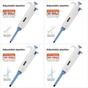 Laboratuvar transferi sıvı manuel plastik pipet ayarlanabilir hacim mikropipet için - Product Image 5