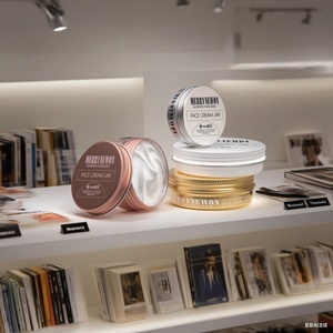 Envase Metálico Ecológico de 50 ml para Crema Facial, Lata de Aluminio Hermética con Tapa de Rosca Lisa, con Logotipo Personalizado - Product Image 1