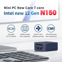 Mini ordinateur de bureau N150 JB06 double port réseau Gigabit DP sortie trois écrans jeu de bureau 4K Mini Pc pour jeux minipcs