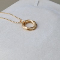 Collier pour femme en forme de goutte d'eau, en or 18 carats, 50 cm, importé d'Italie, avec perle artisanale, chaîne à maillons empilable