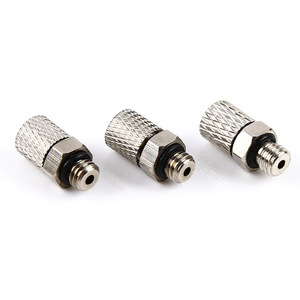 MHC4-M5 ข้อต่อแบบเชื่อมต่อเร็วขนาดเล็ก ทองแดงชุบนิกเกิล PL3-M5 ข้อต่อนิวเมติก PC4-M3 ซีรีส์ MHL4-M6 - Product Image 3