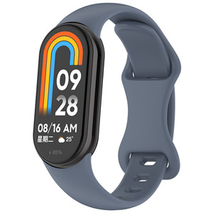 Nueva correa de <span class=keywords><strong>reloj</strong></span> de silicona con hebilla de mariposa de fábrica para XiaoMi Band 8 9 NFC correa de <span class=keywords><strong>pulsera</strong></span> Accesorios - Product Image 4