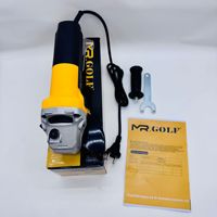 Meuleuse d'angle électrique sans balais portative 650W 11000 tr/min pour découpe, meulage et polissage, disques 100mm/125mm, jaune