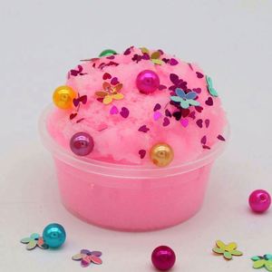 Wholesale Colored <b>Clay</b> Silky Slime Toys Cute Glitter Ball Rainbow Jelly Kit Educational DIY Galaxy Stress Reliever for Kids - Product Image 2