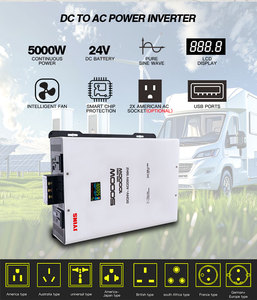 Inversor JYINS de 24V/48V a 220V, Onda Sinusoidal Pura, Inversor Solar Fuera de la Red, 5000W, Salida Única - Product Image 2