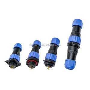 Waterproof Connector IP68 Self-locking waterproof aviation plug M23 wire-to-board docking male and female aviation plug