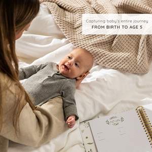 <span class=keywords><strong>Libro</strong></span> <span class=keywords><strong>dei</strong></span> <span class=keywords><strong>Ricordi</strong></span> La Tua Storia per Neonato o Neonata Primi 5 Anni Pietre Miliari Diario Neutro Album Scrapbook di Foto - Product Image 4