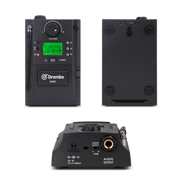 Professional Wireless Lavalier Ribbon Guitar Microphone Noise Cancelling Omni-directional Pattern 40Hz-15KHz Frequency Response