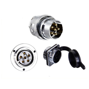 Connettore Aviatore GX25 Maschio e Femmina a <span class=keywords><strong>2</strong></span>, <span class=keywords><strong>3</strong></span>, 4, 5, 6, 7, 8, 10, 12 Pin, Impermeabile IP55, Prezzo di Fabbrica - Product Image 1
