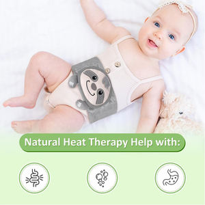 Almohadilla Térmica de Linaza para Aliviar Cólicos y Gases en Recién Nacidos e Infantes, Calentable en Microondas - Product Image 2