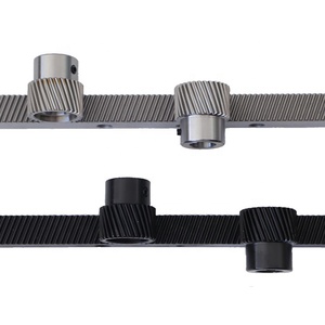 Chất lượng tốt gia công thép xoắn ốc/Thẳng bánh răng giá và bánh răng bánh răng Bộ m1.25 1.5 mô-đun cho <span class=keywords><strong>CNC</strong></span> Router - Product Image 2