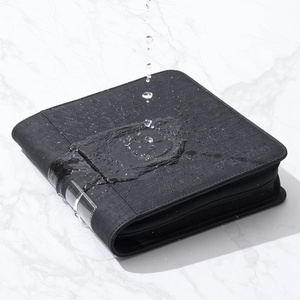 Custom 4-Pocket Durable Metal/PU Leather Trading Card Binder with Card Sleeves for TCG Collection (Customizable Size) - Product Image 4