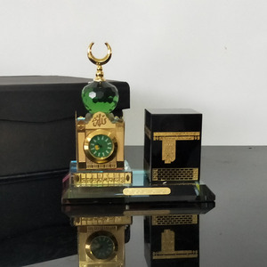 Di cristallo Kaaba Diamante <span class=keywords><strong>Orologio</strong></span> + <span class=keywords><strong>Orologio</strong></span> <span class=keywords><strong>Torre</strong></span> Decorazione Dell'ufficio - Product Image 2
