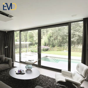 Puerta Corredera de Aluminio de Alta Resistencia con Doble Acristalamiento para Entrada de Villa, Estilo Moderno y de Alta Calidad - Product Image 5