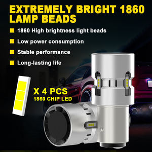 G-View 1157 <span class=keywords><strong>Ampoule</strong></span> LED 2025 Nouvelles ampoules P21/5W CANBUS sans erreur avec ventilateur turbo 3057 3155 S25 T20 BAY15D Ampoules blanches super lumineuses - Product Image 5