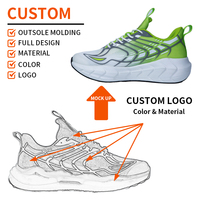 Prix d'Usine OEM Baskets de Gym Noires Personnalisées Unisexe Adulte Chaussures de Course pour Hommes et Femmes pour l'Exercice Estival