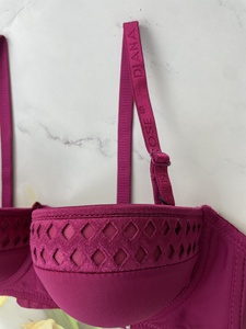 <span class=keywords><strong>Reggiseno</strong></span> Comodo Taglia B Traspirante con Fiocco, Ferretto Push-up, Mezza Coppa Sottile di Alta Qualità per Vendita all'Ingrosso - Product Image 3