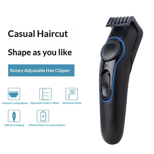Electric Beard <b>Trimmer</b> for Men Professional Stainless Steel Adjustable Length Hair Clippers USB-C Charge <b>Mustache</b> Body - Product Image 3