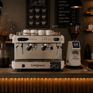 เครื่องชงกาแฟคาปูชิโน่เชิงพาณิชย์ รุ่น 2 หัวชง สำหรับร้านกาแฟและร้านค้าทั่วไป เครื่องชงกาแฟเอสเพรสโซ่ระดับมืออาชีพ - Product Image 5