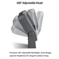 Reflector LED de Aluminio para Exteriores de Alta Calidad, 8w-48w Opcional, Resistente al Agua IP65, Certificado CE, para Jardín, Estadio, Plaza