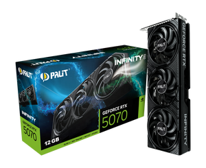 Nuovissima Scheda Grafica Originale Palit GeForce RTX 5070 Infinity <span class=keywords><strong>3</strong></span> Gaming, 12 GB GDDR7 192 Bit, Scheda Video per PC Desktop - Product Image 1