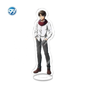 Attack on Titan Eren Mikasa Levi soporte acrílico Anime Scout Regiment decoración de escritorio para regalo de Fans - Product Image 6