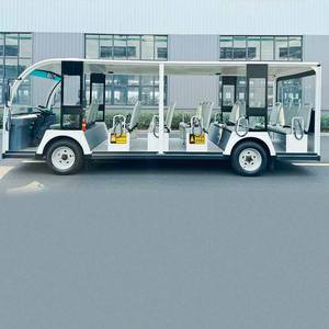 Parque de atracciones, autobús <span class=keywords><strong>lanzadera</strong></span> eléctrico de 23 plazas, parque de atracciones, mini autobús turístico con puerta - Product Image 2