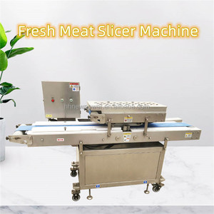 Trancheuse industrielle de poitrine de poulet 300 kg/h, machine à découper le bœuf, trancheuse horizontale de viande, trancheuse électrique de viande alimentaire - Product Image 2