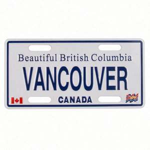 Cadre de plaque d'immatriculation de voiture en étain personnalisé en gros, plaque vierge - Product Image 2