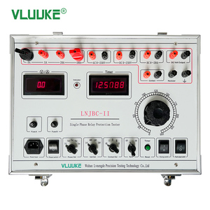 เครื่องทดสอบรีเลย์ป้องกันแบบเฟสเดียว VLUUKE LNJBC-II ความแม่นยำสูง อินเวอร์เตอร์ดิจิตอล เครื่องสอบเทียบรีเลย์ป้องกันกระแสตรง IP67 - Product Image 1