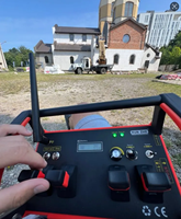 Dernière télécommande proportionnelle à 5 joysticks pour grue de camion, vanne proportionnelle électro-hydraulique multi-directionnelle / chargeuse compacte