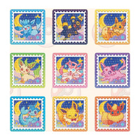 Timbres en acrylique GP, briques, articles de collection, cartes, vente en gros, jeu, boîte mystère, cadeau, timbre, aimant de réfrigérateur, Pokemoned Gengar, mini art