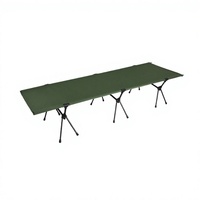 Lit de camping pliable portable léger en alliage d'aluminium moderne de haute qualité, idéal pour les parcs - Vente en gros sur mesure