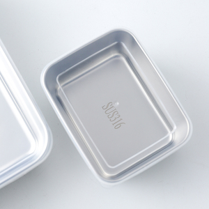 Hogar cocina contenedor de acero inoxidable refrigerador de alimentos caja de conservación contenedor de alimentos de acero inoxidable fresco - Product Image 3