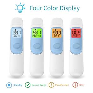 Petit thermomètre infrarouge électrique pour enfant et bébé, alimenté par piles, avec rétroéclairage LED, 4 modes, garantie de 2 ans, ABS, usage domestique, <span class=keywords><strong>AOJ</strong></span> - Product Image 4